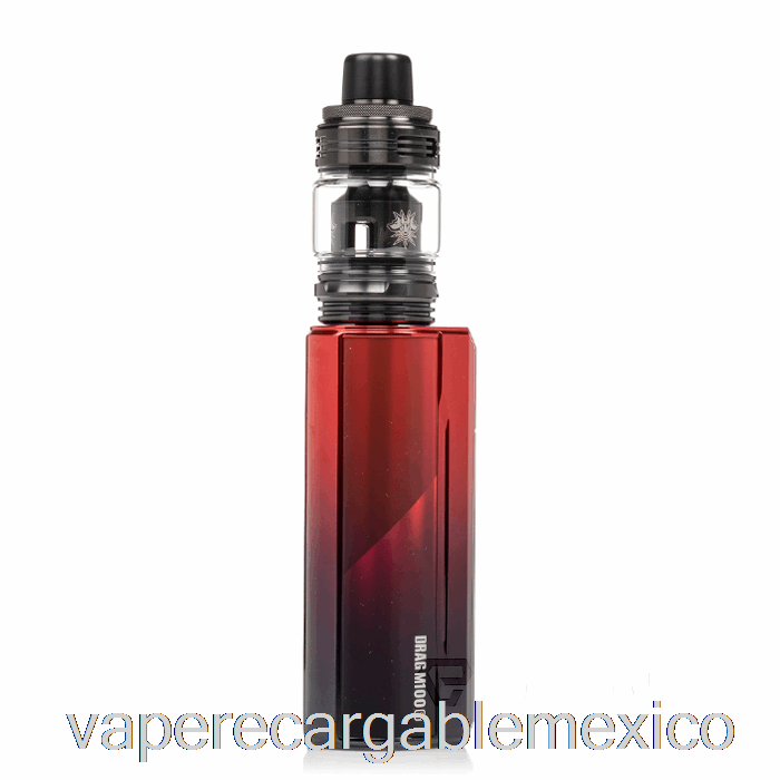 Vape Recargable Voopoo Drag M100s Kit De Inicio Rojo Y Negro